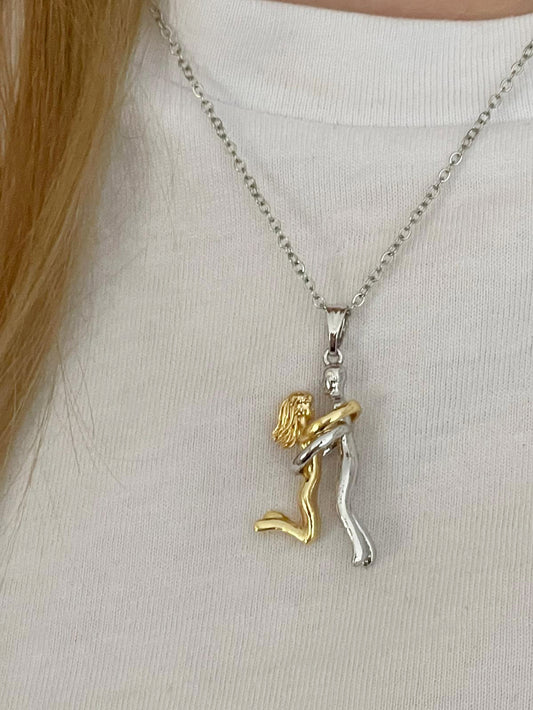 Hug Me Çift Unisex Kolye 2