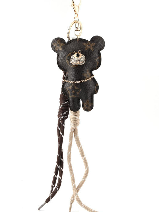 Taşlı Ayıcıklı Çanta Charmı & Anahtarlık