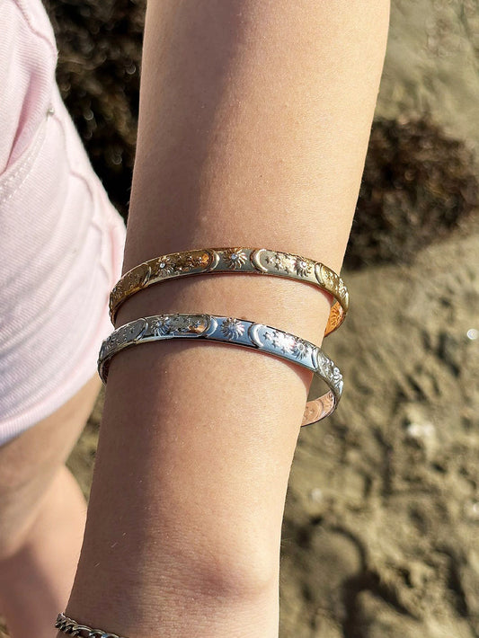 Vintage Desenli Kelepçe