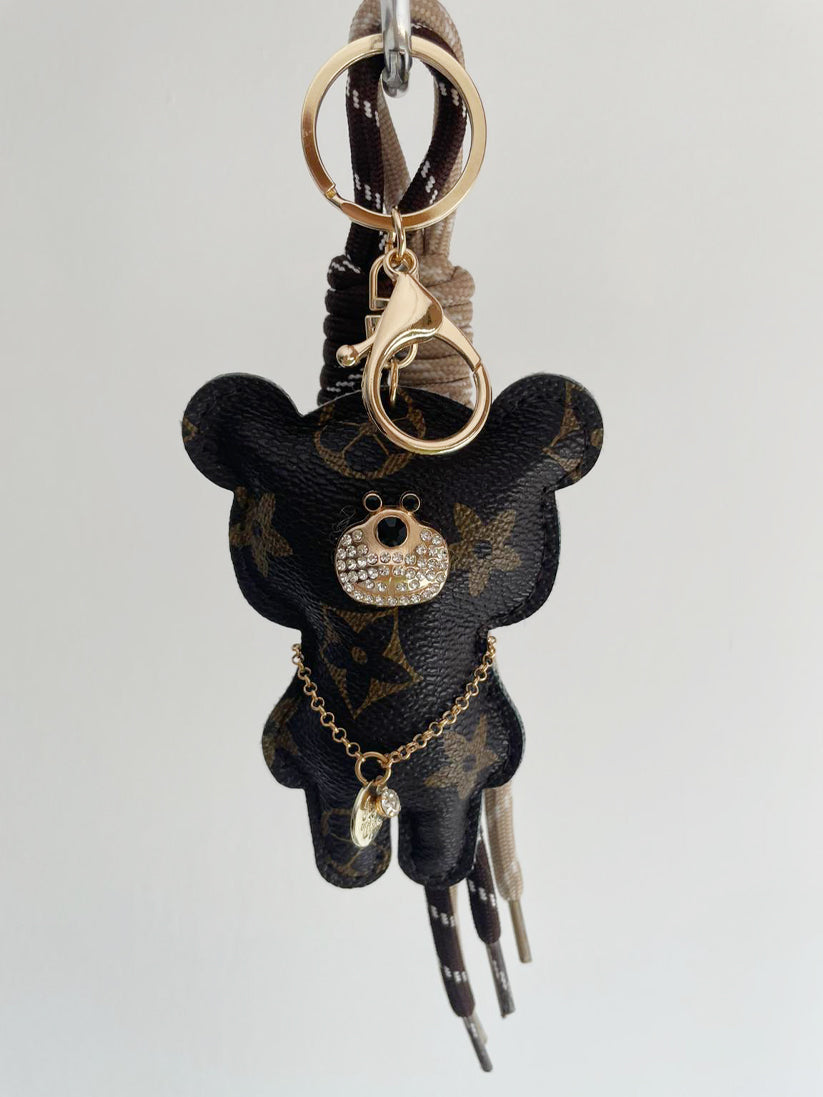 Taşlı Ayıcıklı Çanta Charmı & Anahtarlık
