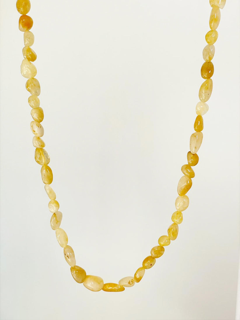 Yellow Jade (Yeşim Taşı) Kolye